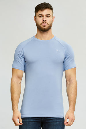 Athletic Fit T-Shirt in Lavender Blue - TAILORED ATHLETE - USA