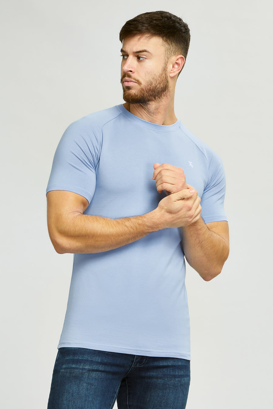 Athletic Fit T-Shirt in Lavender Blue - TAILORED ATHLETE - USA