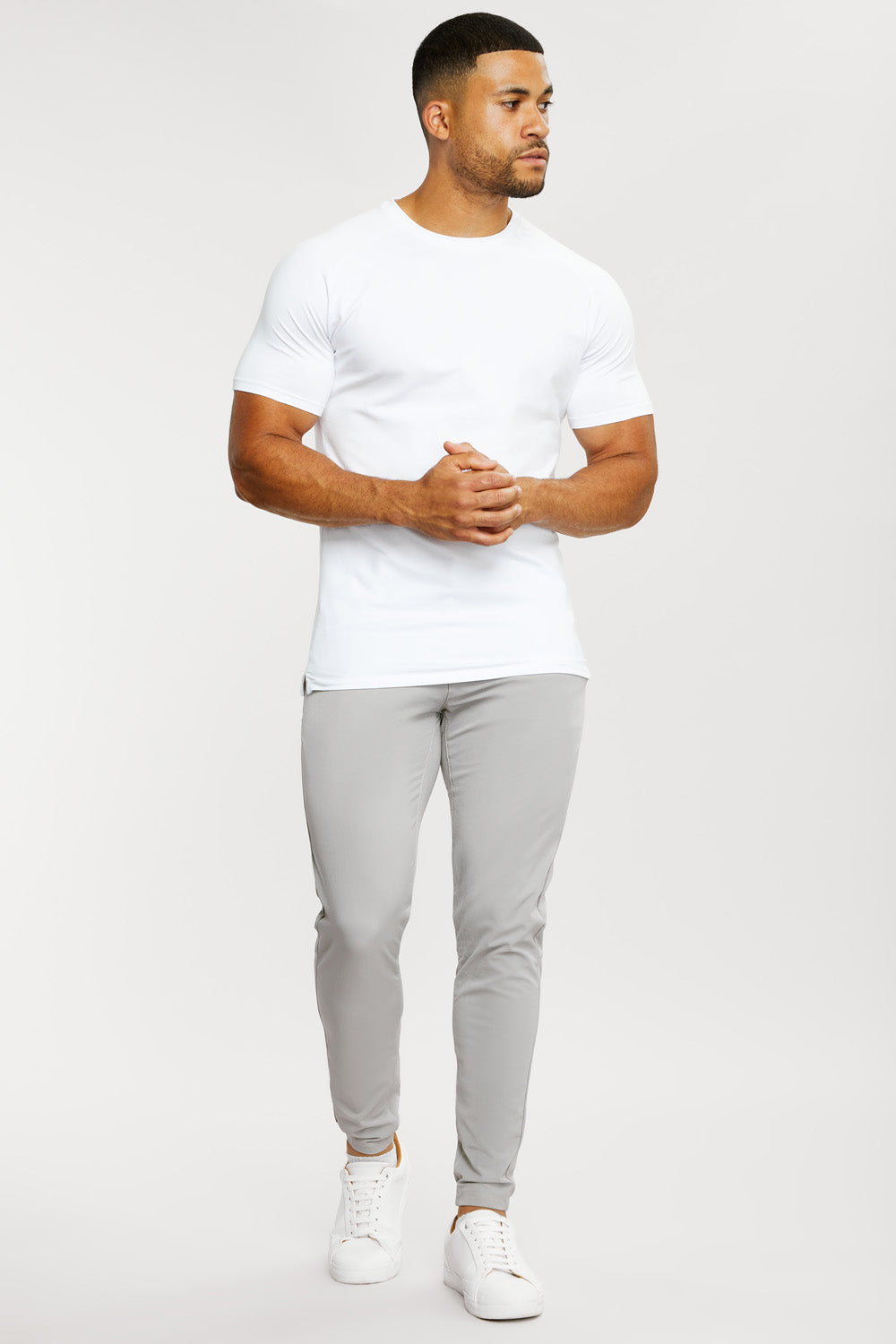 Everyday Henley T-shirt In White - TAILORED ATHLETE - USA