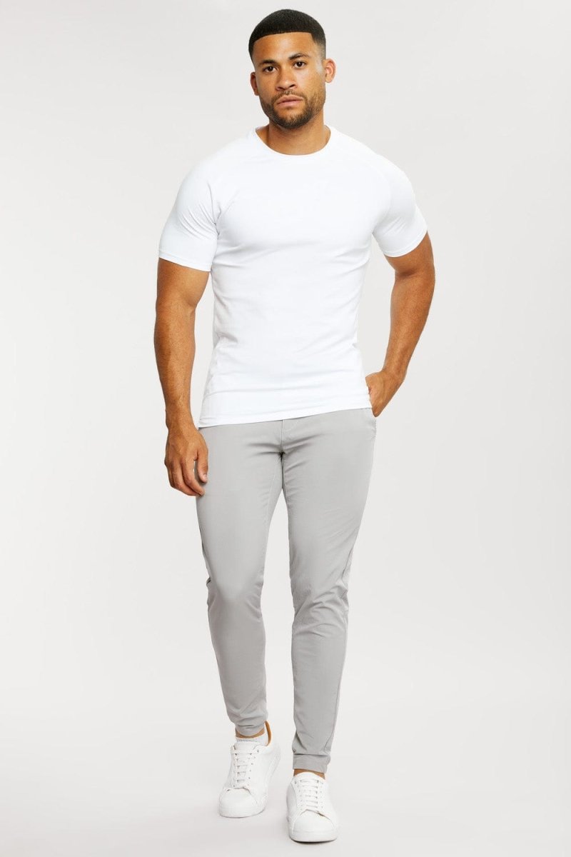 Everyday Tech Pants in Soft Grey - TAILORED ATHLETE - USA