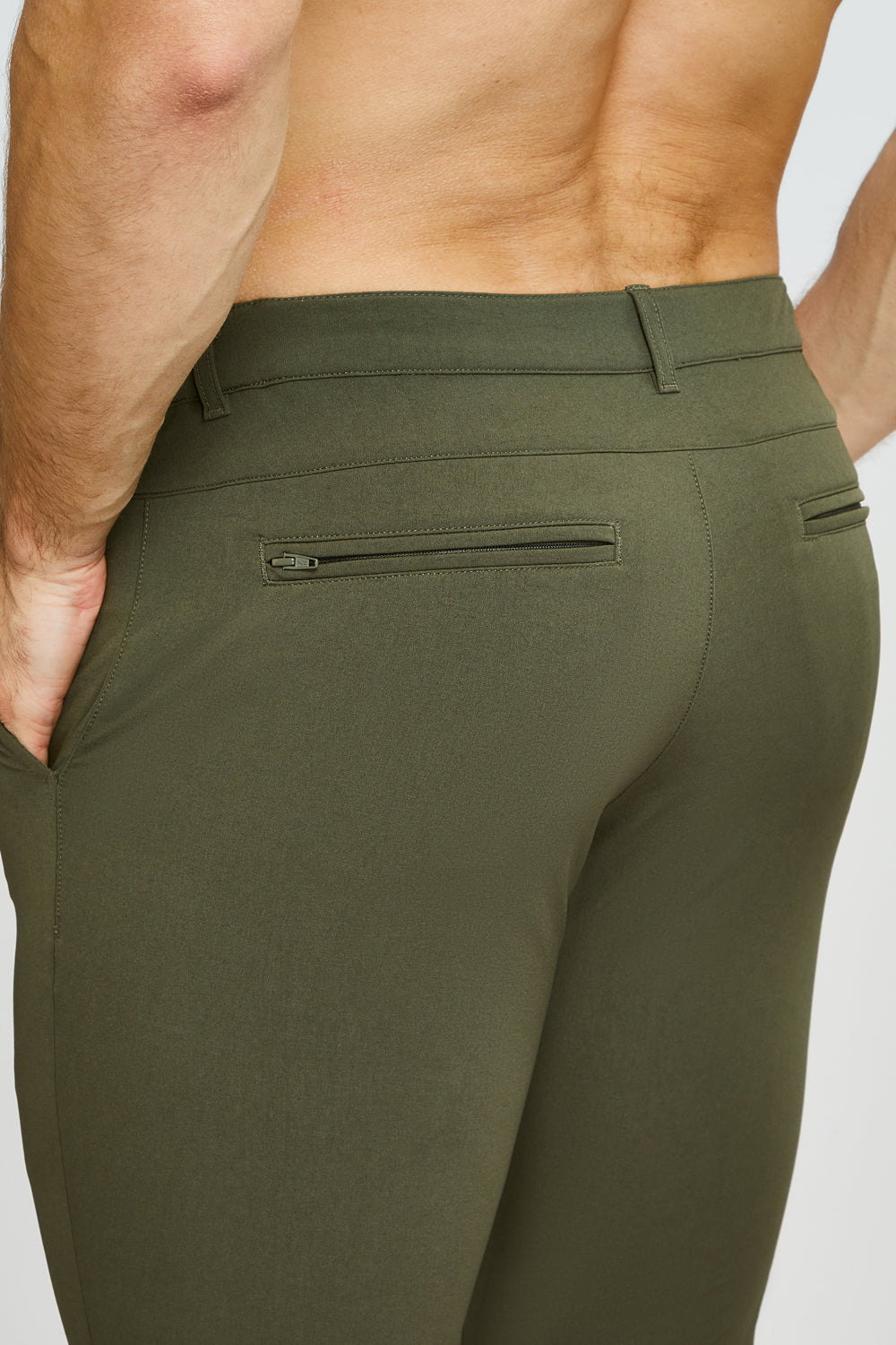 Everyday Tech Pants in Khaki - TAILORED ATHLETE - USA