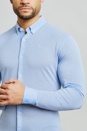 Cotton Oxford Shirt in Sky Blue - TAILORED ATHLETE - USA