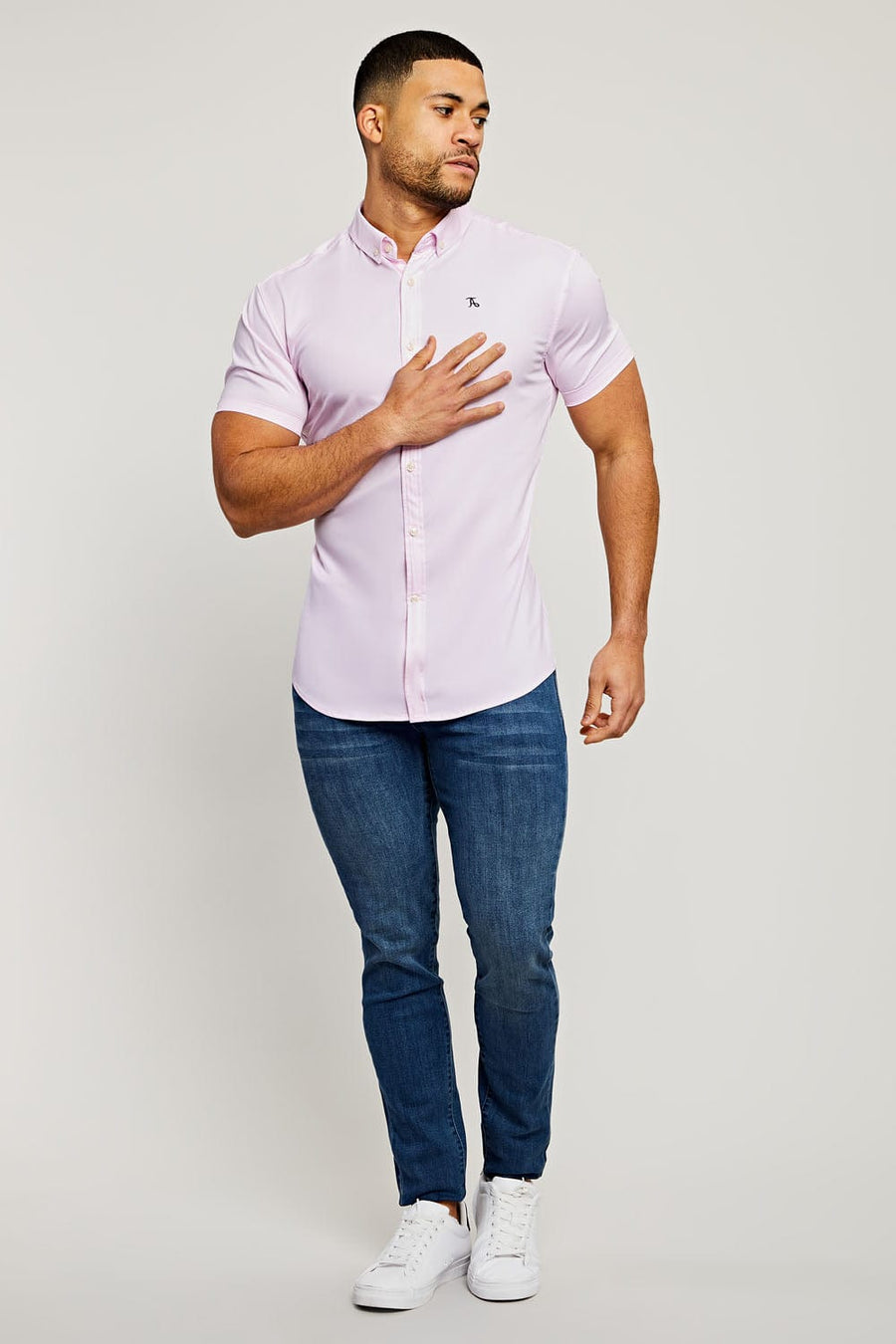 Bamboo Shirt (SS) in Pink - TAILORED ATHLETE - USA