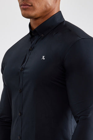 Athletic Fit Signature Shirt in Black - TAILORED ATHLETE - USA
