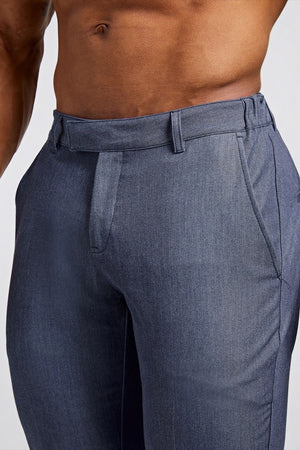 Athletic Fit Pants in Chambray - TAILORED ATHLETE - USA
