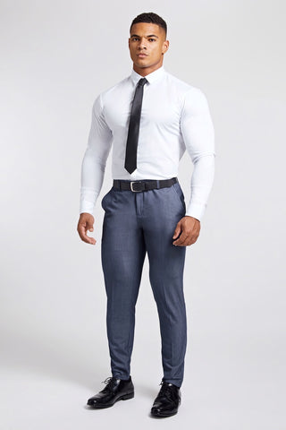 Athletic Fit Pants in Chambray
