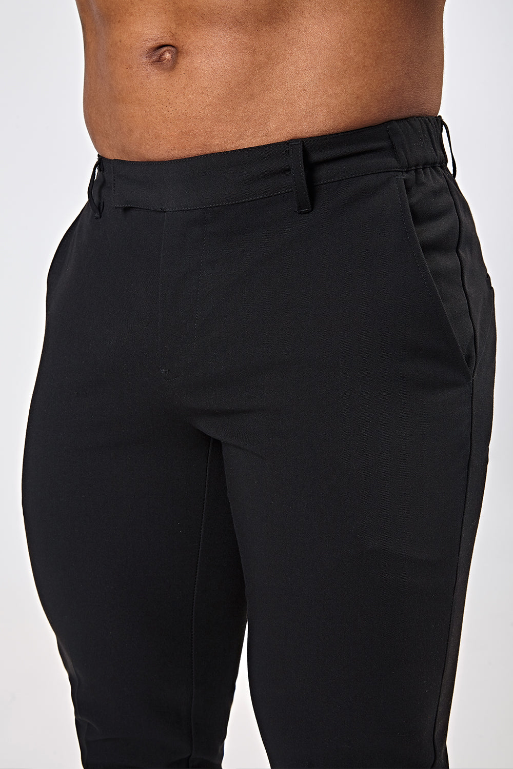 High Waisted Jeans in Black - TAILORED ATHLETE - USA