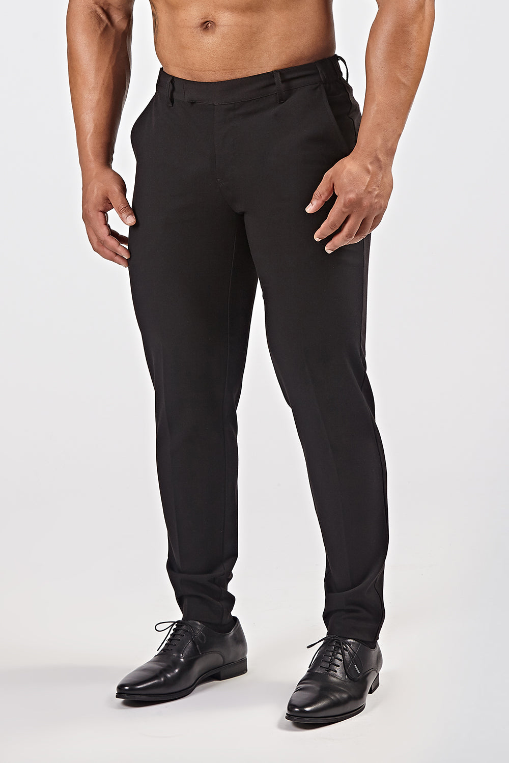 Tailored Fit Trouser Black – Louis Arjuna