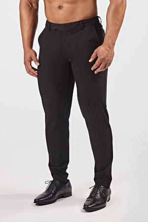 Athletic Fit Pants in Black - TAILORED ATHLETE - USA