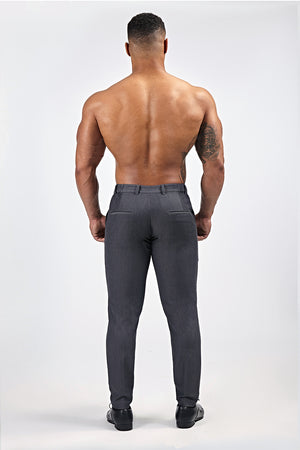 Athletic Fit Pants in Charcoal - TAILORED ATHLETE - USA