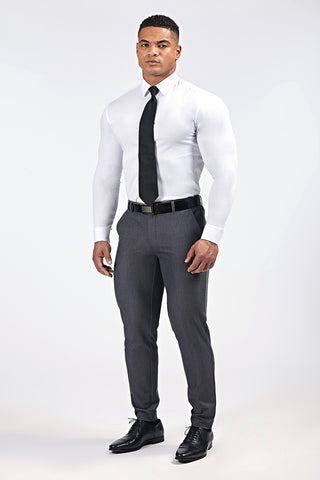 Athletic Fit Pants in Charcoal