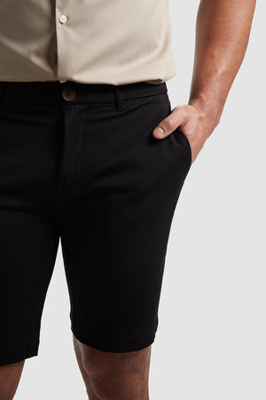 Athletic Fit Chino Shorts in Black - TAILORED ATHLETE - USA