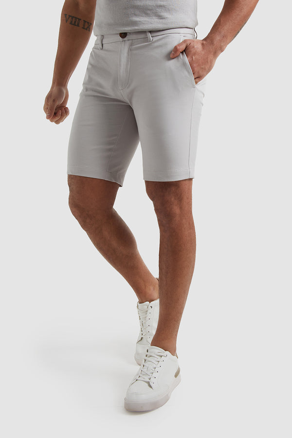 Tailored Athlete Chino Shorts in Pale Blue, 36