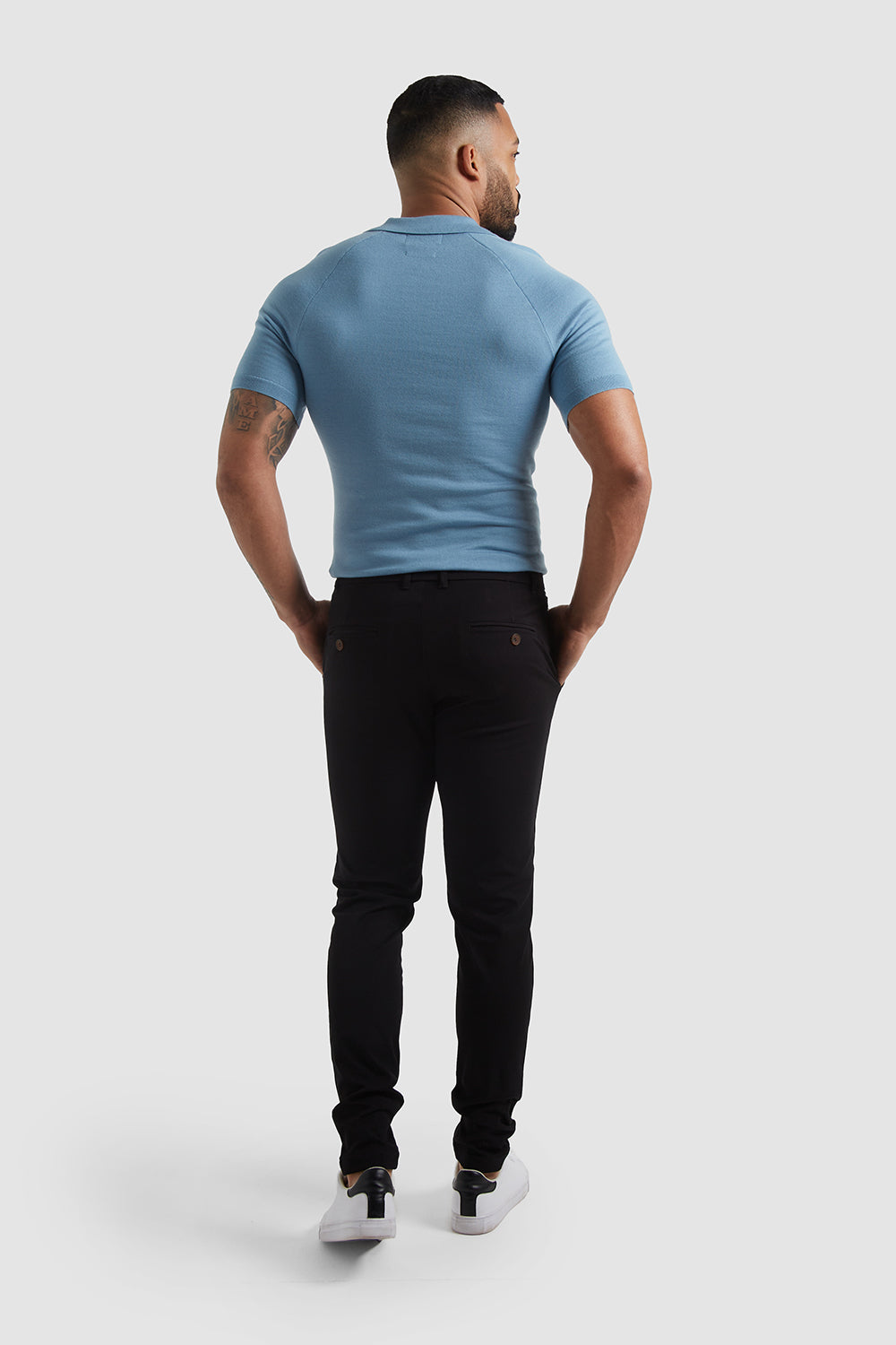 Black TAILORED - ATHLETE Pants USA - in Chino