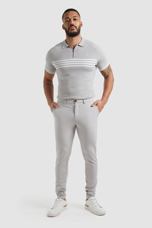 Chino Pants in Pale Grey - TAILORED ATHLETE - USA
