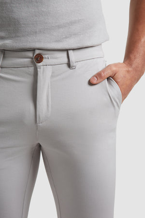 Chino Pants in Pale Grey - TAILORED ATHLETE - USA