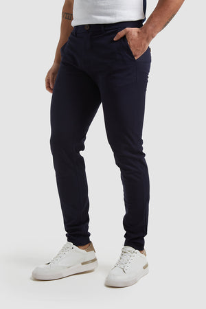 Chino Pants in Navy - TAILORED ATHLETE - USA