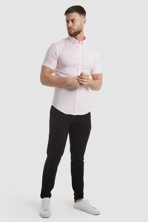 Easy Care Signature Shirt (SS) in Light Pink - TAILORED ATHLETE - USA