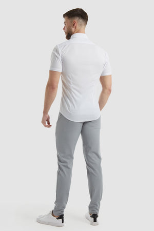 Easy Care Signature Shirt (SS) in White - TAILORED ATHLETE - USA