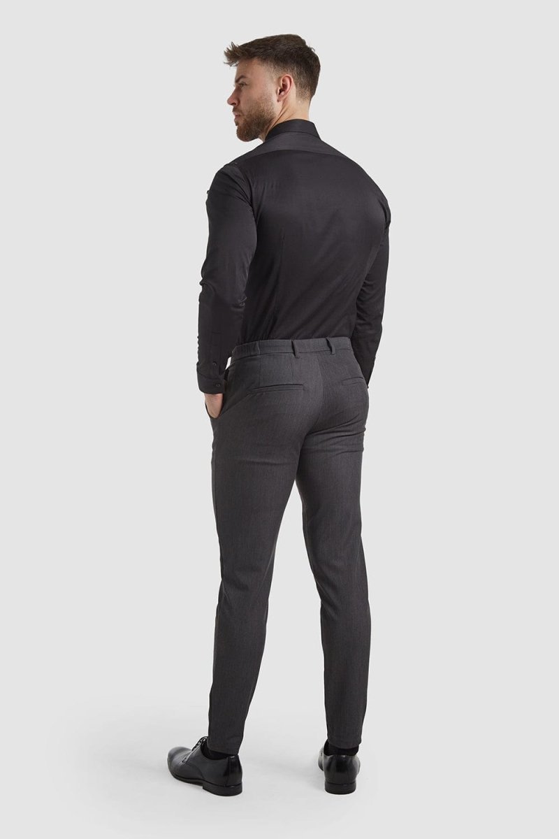 Athletic Fit Essential Pants 2.0 In Charcoal