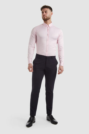 Athletic Fit Essential Pants 2.0 In Navy - TAILORED ATHLETE - USA