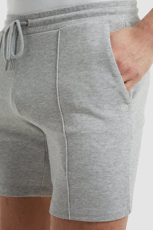 Smart Jersey Shorts in Grey Marl - TAILORED ATHLETE - USA