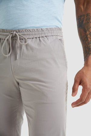 Lightweight Cuffed Trousers In Grey - TAILORED ATHLETE - USA