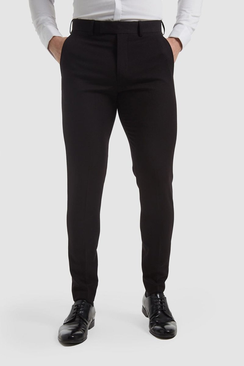True Athletic Fit Suit Pants in Black 38W 34L