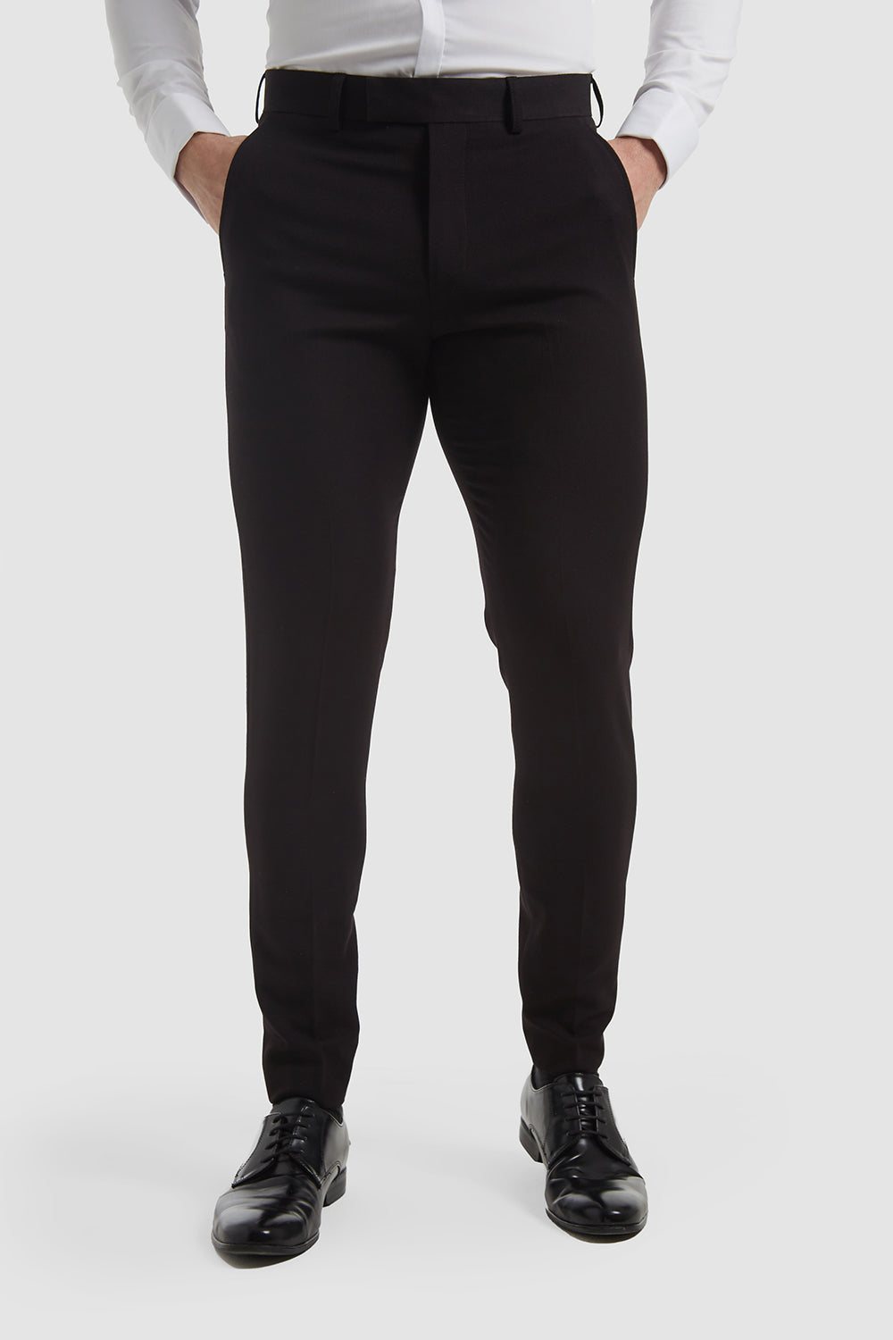  Mancrew Slim Fit Formal Pant For Men Formal Trouser Pack Of 3  Black