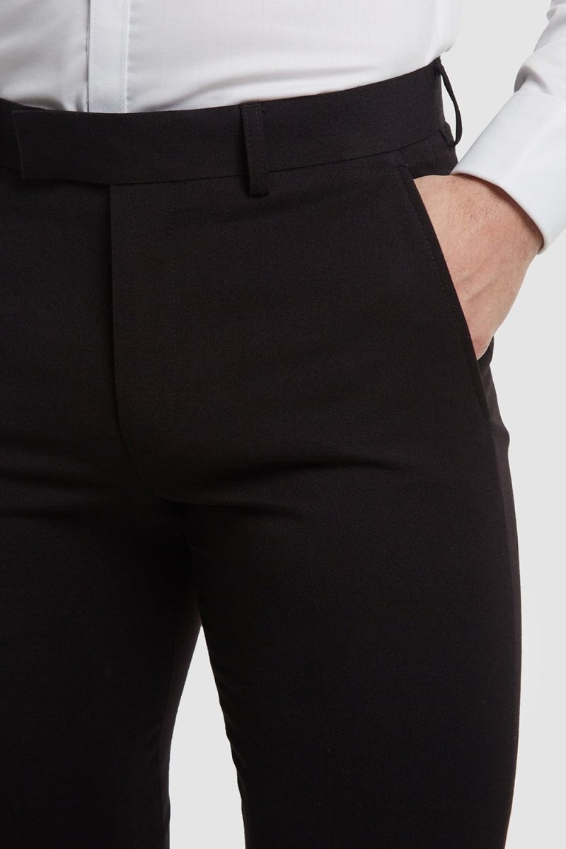 True Athletic Fit Suit Pants in Black 38W 34L