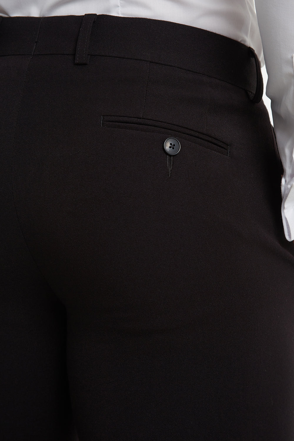 Dobell Black Suit Trousers | Dobell
